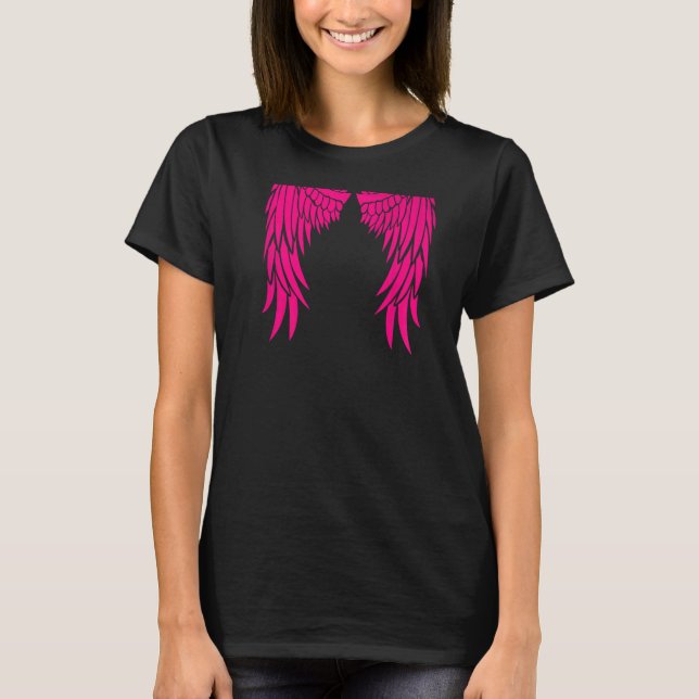 Angel Wings on your Back - Glam Heavenly Fantasy T T-Shirt (Front)