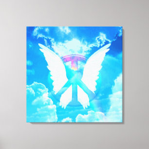 Angel Wings & Peace Sign