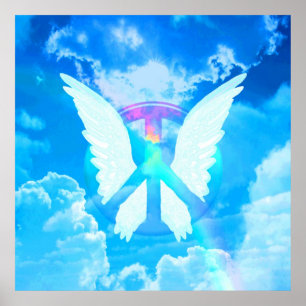 Angel Wings & Peace Sign