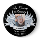 Angel Wings Photo Loving Memory Funeral/Memorial