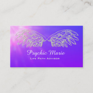 Angel Wings Psychic Medium Business Cards