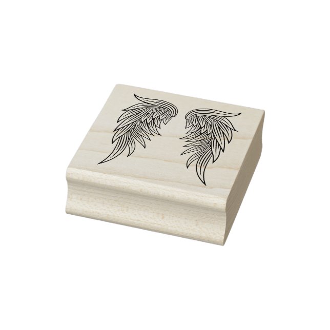 Angel Wings Rubber Stamp (Stamp)