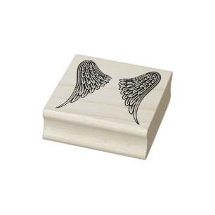 Angel Wings Rubber Stamp
