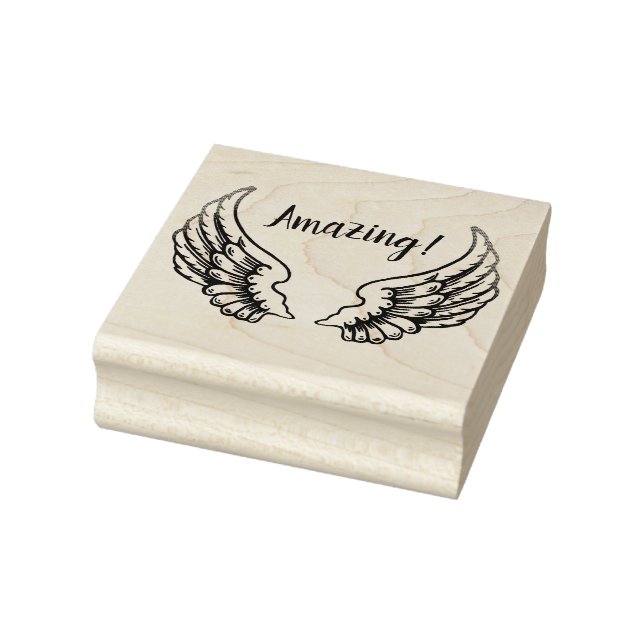 ANGEL WINGS RUBBER STAMP (Stamp)