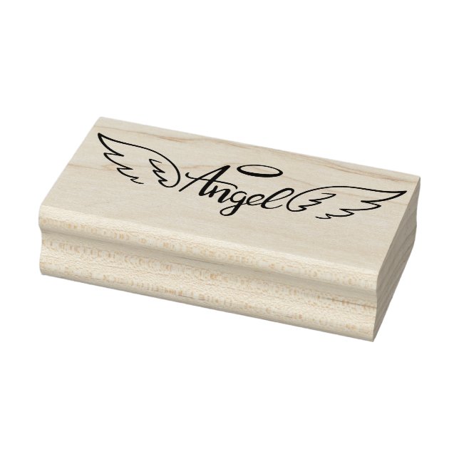 Angel Wings Rubber Stamp (Stamp)