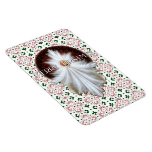 Angel Wings Snowflake Merry Christmas TW ISO Magnet