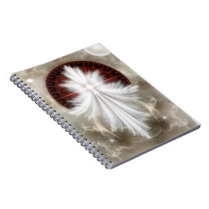 Angel Wings Snowflake Notebook