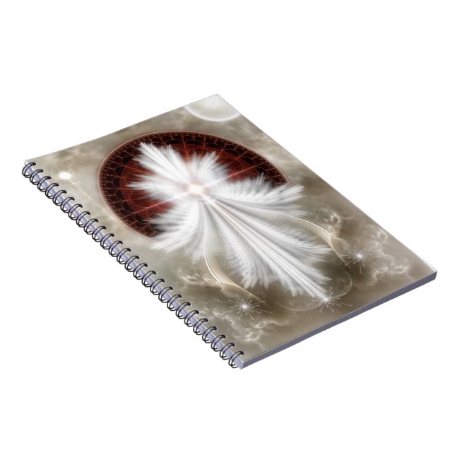 Angel Wings Snowflake Notebook (Right Side)