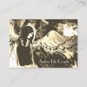 Angel Wings Spiritual Lightworker Business Card