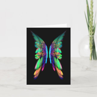 Angel Wings Sympathy Note Card