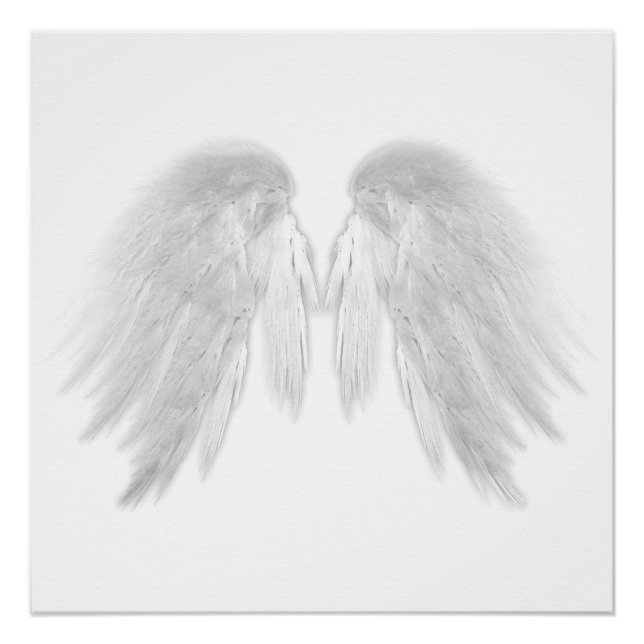 ANGEL WINGS White Poster (Front)