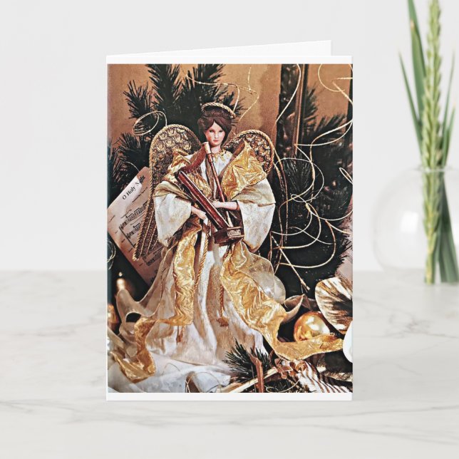 "ANGEL WISHES THIS CHRISTMAS SEASON" CARD (Front)