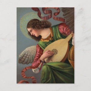 Angel with a Lute Postcard