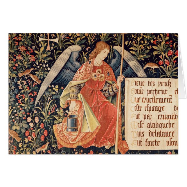 Angel with a sponge attached to a rod (Front Horizontal)