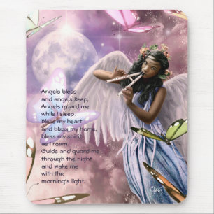 Angel with Butterflies Custom Gift Mousepad