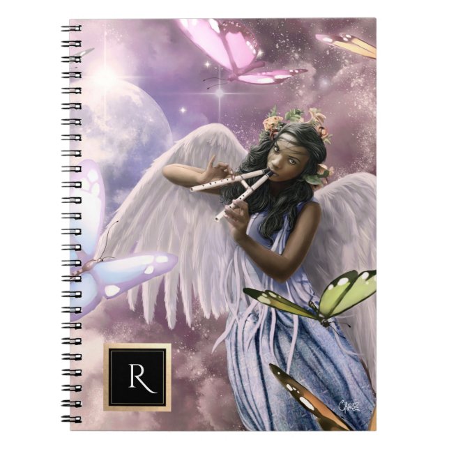 Angel with Butterflies Easter Gift Notebooks (Front)