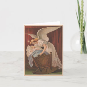 Angel With Child 1st Birthday Card