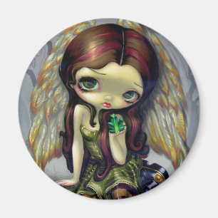 "Angel with Emeralds" Magnet