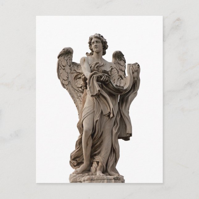 Angel with garment and dice , Rome Postcard (Front)