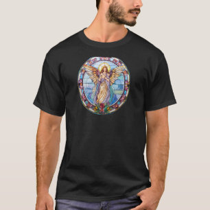 Angel With Halo Christmas Religious Prayer Angels T-Shirt