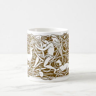 Angel with Harp Coffee Mug