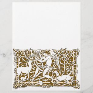 Angel with Harp Flyer