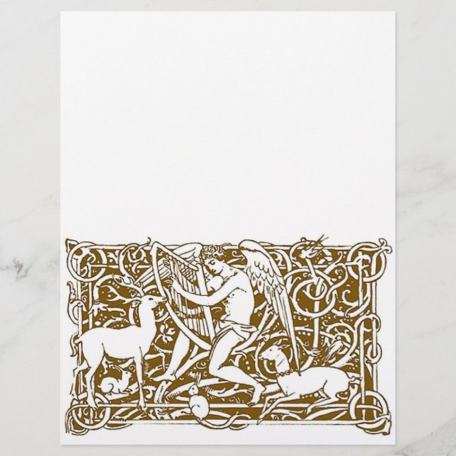 Angel with Harp Flyer (Front)