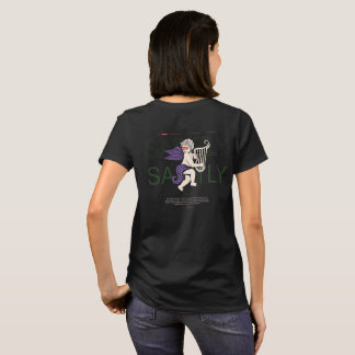 Angel with Harp Retro Vintage Design Saintly T-Shirt