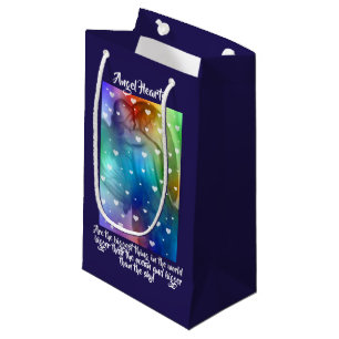 Angel With Hearts Small Gift Bag