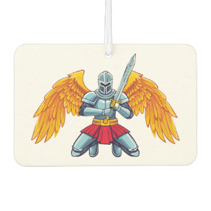 Angel with large sword car air freshener