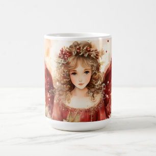 Angel with Red Wings Coffee Mug