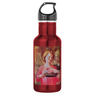 ANGEL WITH ROSES 532 ML WATER BOTTLE