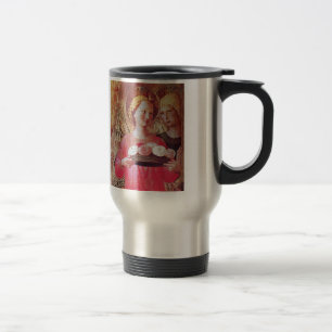ANGEL WITH ROSES TRAVEL MUG