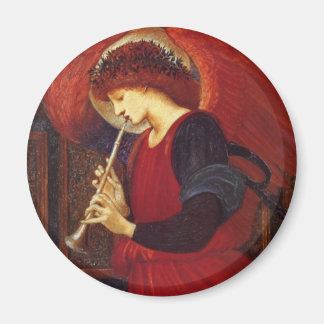 Angel with Trumpet, Burne-Jones Fine Art Magnet