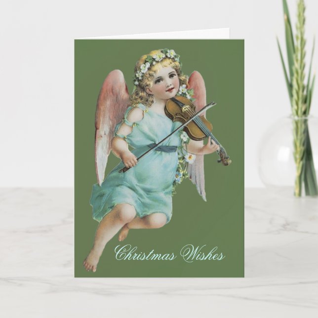 Angel with Violin Card (Front)