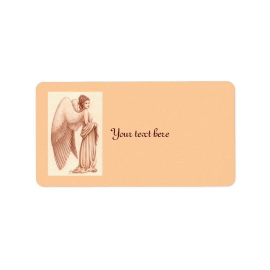 Angel Woman Address Label