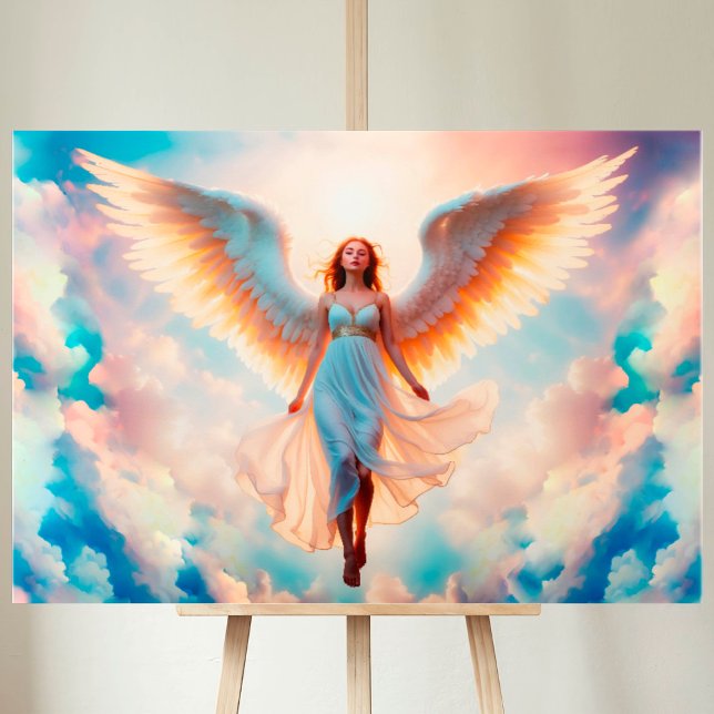 Angel woman wings celestial religion heaven   canvas print (Creator Uploaded)