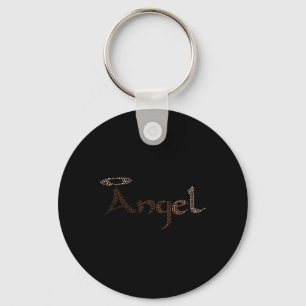 Angel Women Black History Month Colour Men African Key Ring