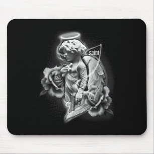 Angel X Saint X Roses Tattoo Mouse Mat