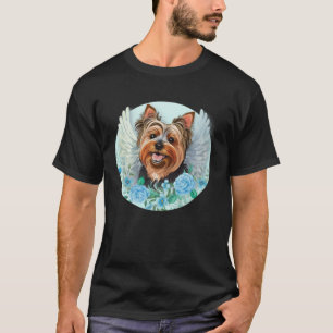 Angel Yorkie with WIngs Yorkshire Terrier Dog Memo T-Shirt