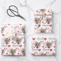 Angel Yorkie Wrapping Paper Flat Sheet Set of 3