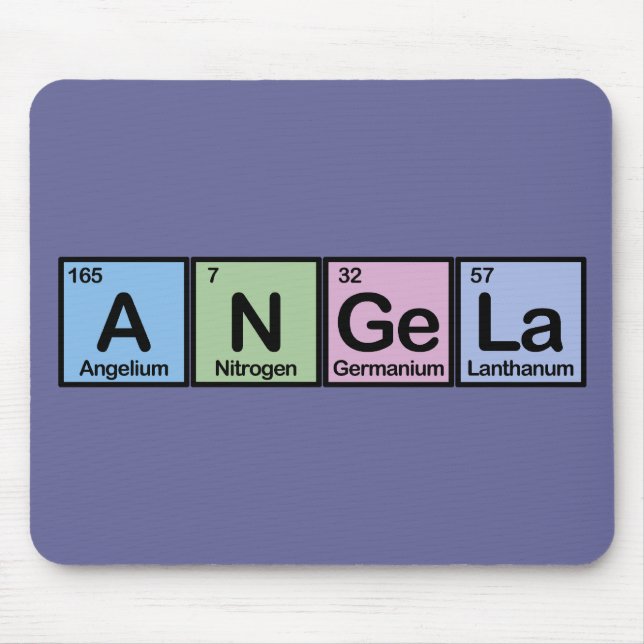Angela made of Elements Mouse Mat (Front)