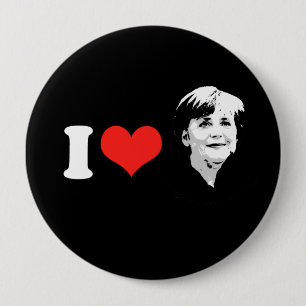 Angela Merkel 10 Cm Round Badge