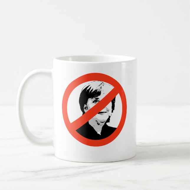 Angela Merkel Coffee Mug (Left)