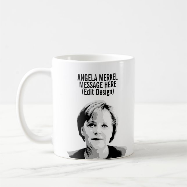 Angela Merkel Custom Coffee Mug (Left)