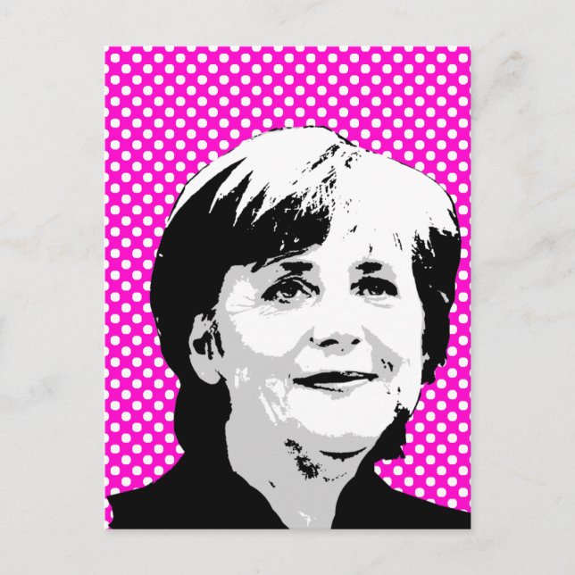 Angela Merkel Postcard (Front)