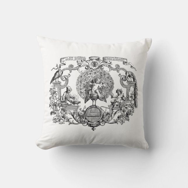 Angela Pillow Black & White (Front)