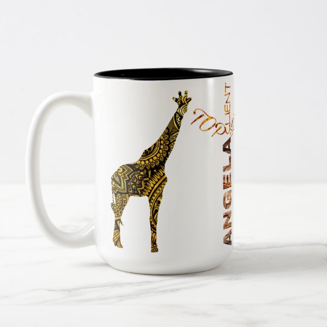 Angela Two-Tone Coffee Mug (Left)
