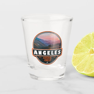 Angeles National Forest California Emblem Shot Glass