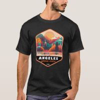 Angeles National Forest California Vintage Emblem